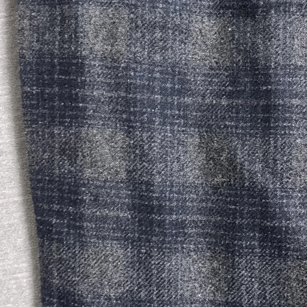 Banana Republic Pants 36x32 Aiden Fit Nova Fides Italian Wool Blue Plaid Flannel